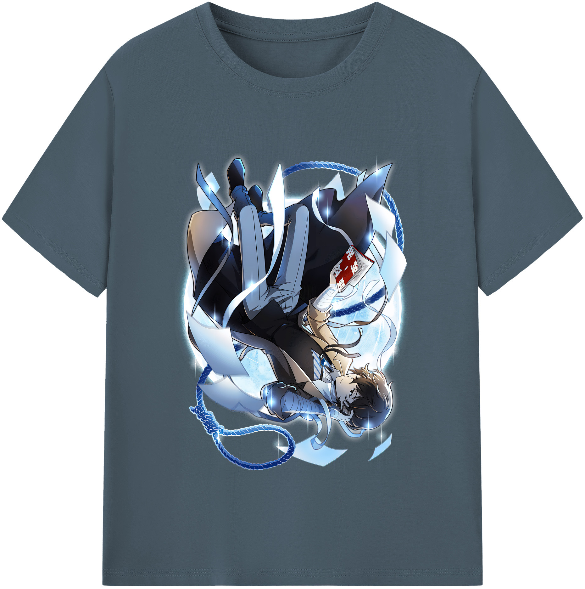（画像用） 文豪ストレイドッグス Bungo Stray Dogs 綿100％半袖Tシャツ（フロントプリント）